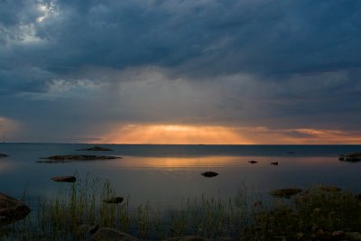 Stormy sunset