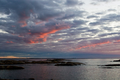 Pink clouds