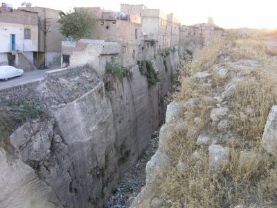 This fortress had a serious moat.