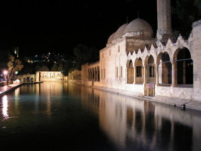 This was one of the most beautiful sites in Sanliurfa--another sacred pond surrounded by beautiful architecture.