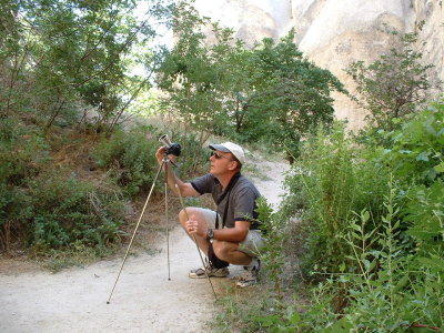 Pashadag:  Bob photographing nexting birds