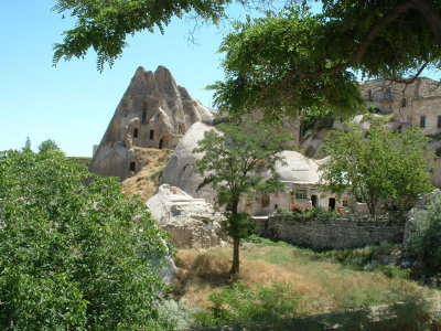 Uchisar:  Cave home in the distance