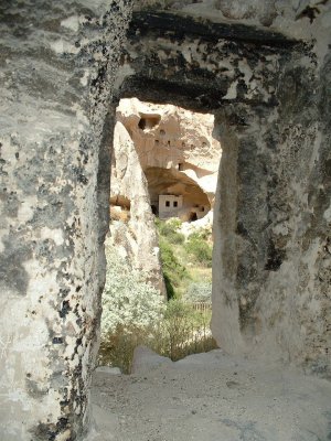 Zelve cave house door