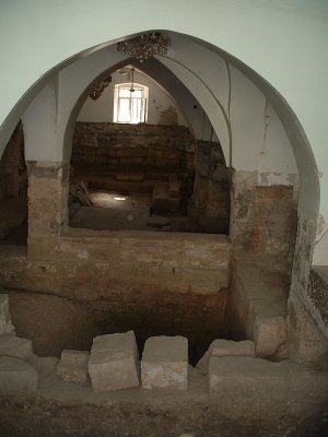Excavations going on below a mosque