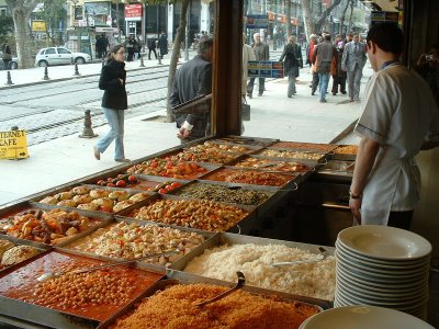 Lokantesi in Sultanahmet: Turkish fast food.