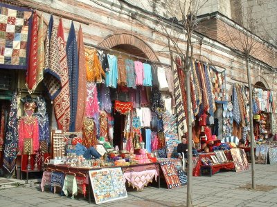 Market outside Topkapi Palace