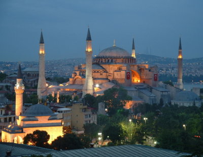 Hagia Sofia at dusk