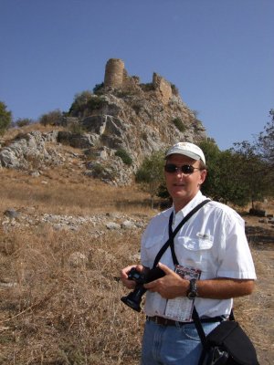 Bob and another view of the castle