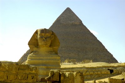 the Sphinx is in the likeness of the king Khafre