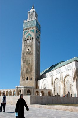 the 210m tall minaret