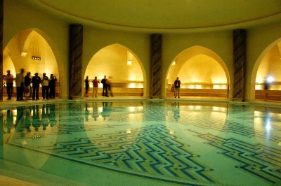 the beautiful traditional bathroom (Hammam) are open to visits