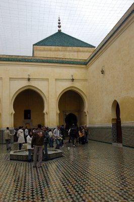 open courtyard