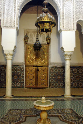 decorated door