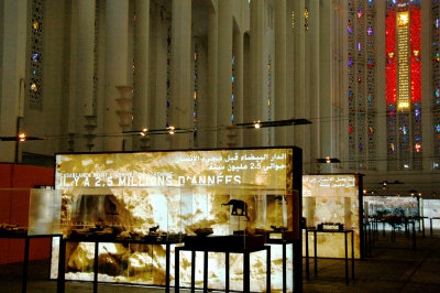 the Cathedrale is now used as an exhibition hall