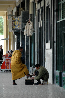 shoe business along Avenue Hassan II