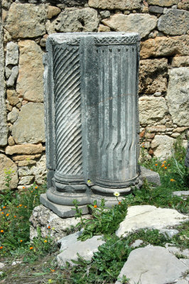 columns of differing styles, including spirals (House of Columns)