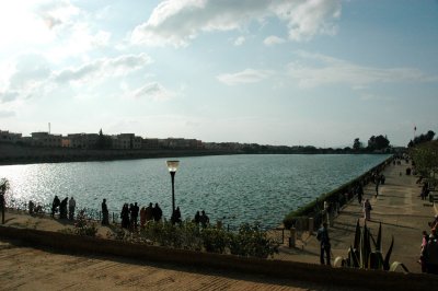 Agdal Basin - both a reservoir for the sultan's gardens ...