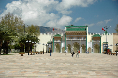 Dar el-Makhzen, the royal palace in Fes