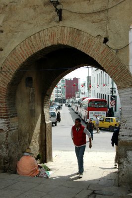 a gate dividing 2 worlds