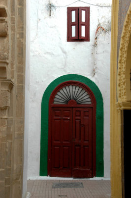 a colorful door