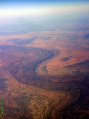 Flying over the Gibson Desert