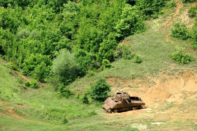 Old tank near Bitola