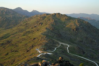 Road to Markovi Kuli (Marko's Towers)