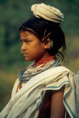 girl from the Dongaria kondh (Orissa - India)