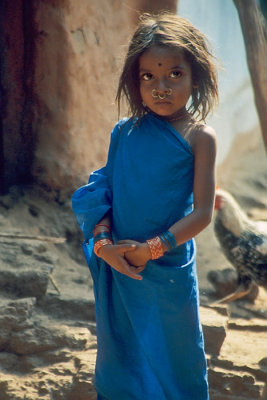Girl in blue (Orissa - India)