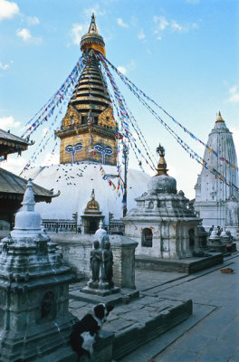 Stupa of Swayambhunath (Kathmandu - Nepal)