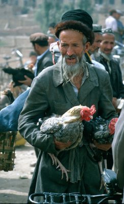 Chicken market Kashgar (W-China)