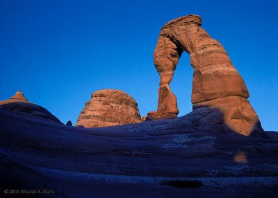 Delicate Arch at Sunset by Warren Sarle
