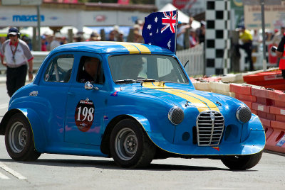 Replica of Peter Brock's first race car