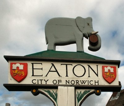 Eaton Village sign