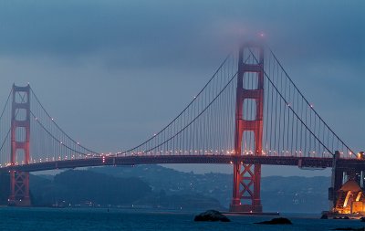 Golden Gate Bridge from Baker beach 02