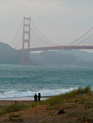 Golden Gate Bridge from Baker beach 05