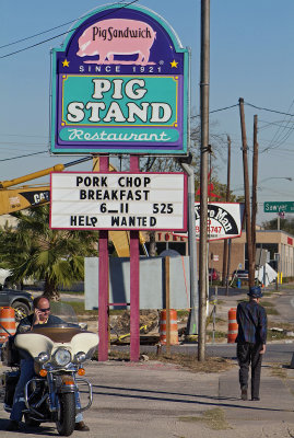 Pig Stand #7 sign