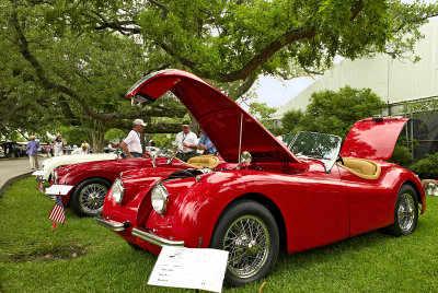 Jaguar XK 140 trio 01
