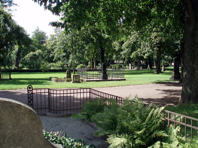 The old cemetery located in the centre of Malmoe