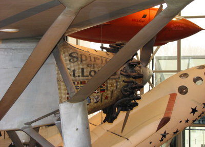 Spirit of St. Louis, X1, & Spaceship One