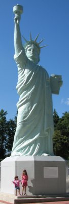 Lady Liberty in the sculpture garden of the Brooklyn Museum
