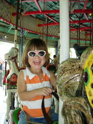 Ava On The Carousel