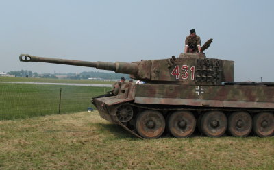 Tiger Tank about to fire