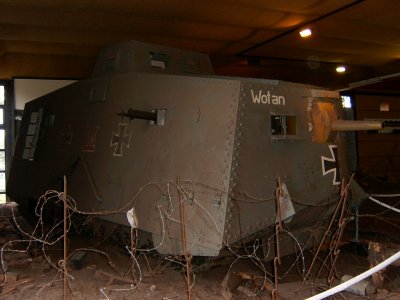 WW1 German tank - Sturmpanzerwagen A7V