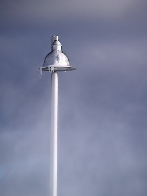 Chrome Lamp Frosted