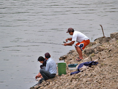 Some People Fishing Today