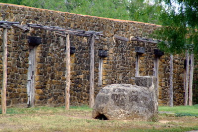 Outdoors Oven in Front of Native Living Quarters