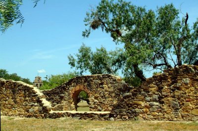 Ruins of the Outer Wall at Mission Espada