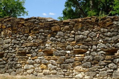 A Section of Mission Espada's Outer Wall, with Gun Ports