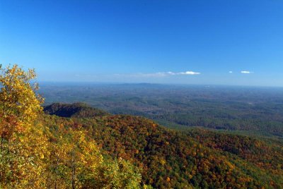 The View of Autumn Colors from Bald Rock